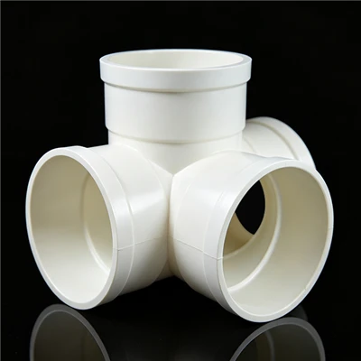 Encaixe de quatro vias-em PVC 3D